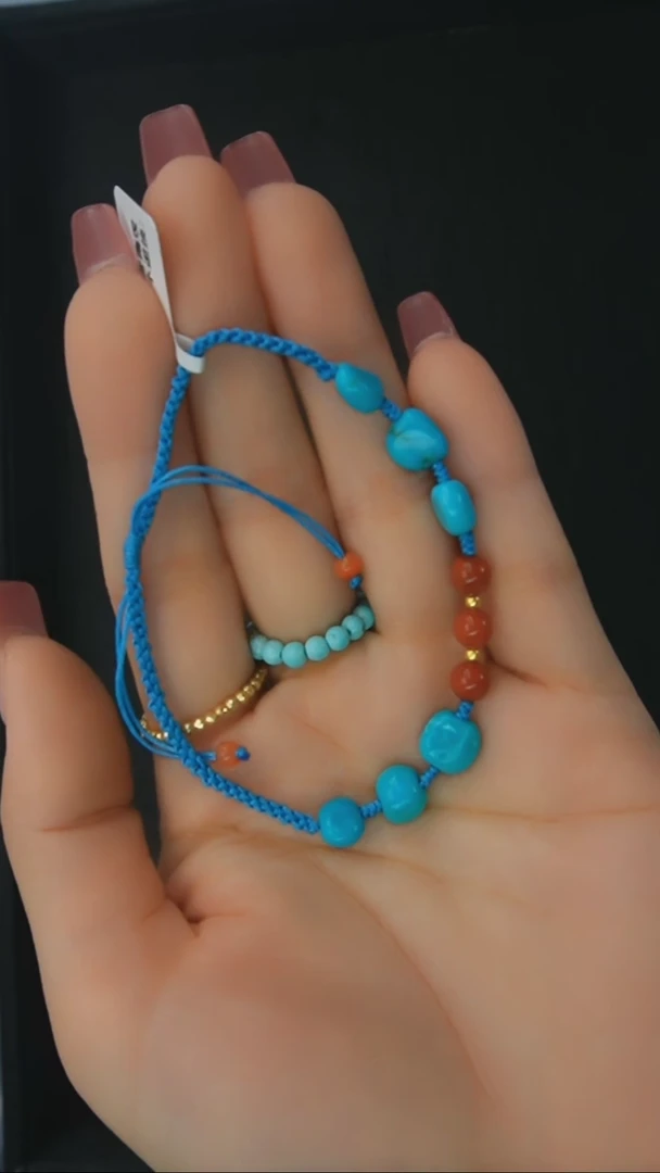 【闪购商品】南红玛瑙手链银S925镶嵌发货一件