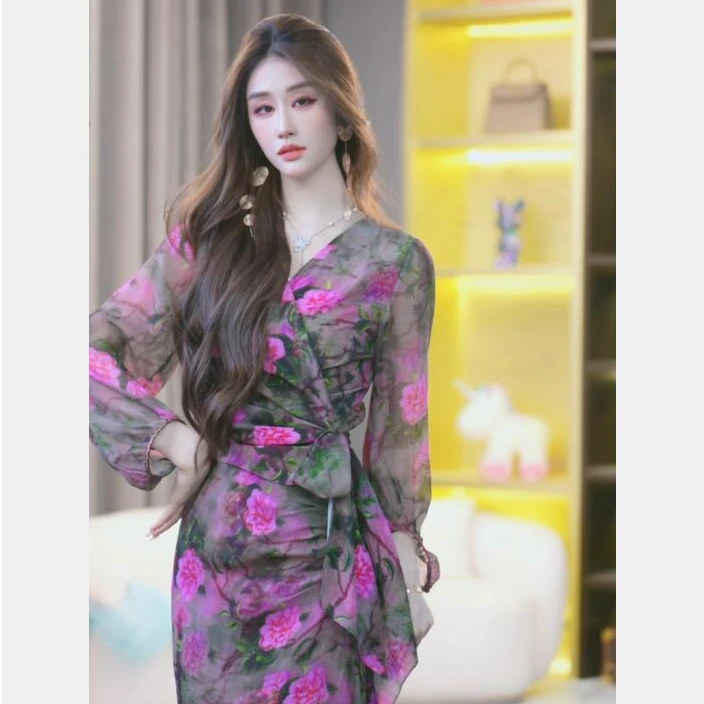 【老板娘衣橱】2025款时尚女士春夏季百搭桑蚕丝套装 250368