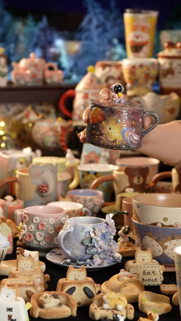 其他陶景德镇釉下彩手绘设计师款陶瓷