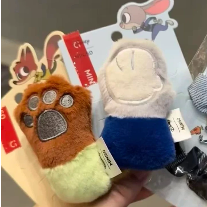 尼克狐尼克朱迪兔子爪子可爱毛绒超萌发夹发饰少女心疯狂动物城