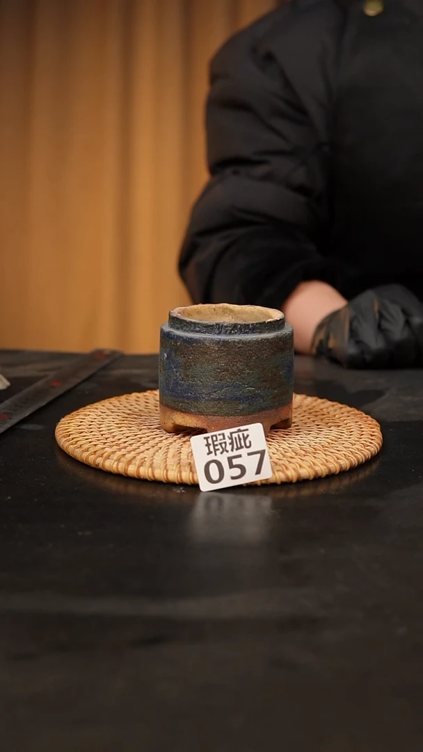 【闪购商品】瓷片057泥泥手工花盆