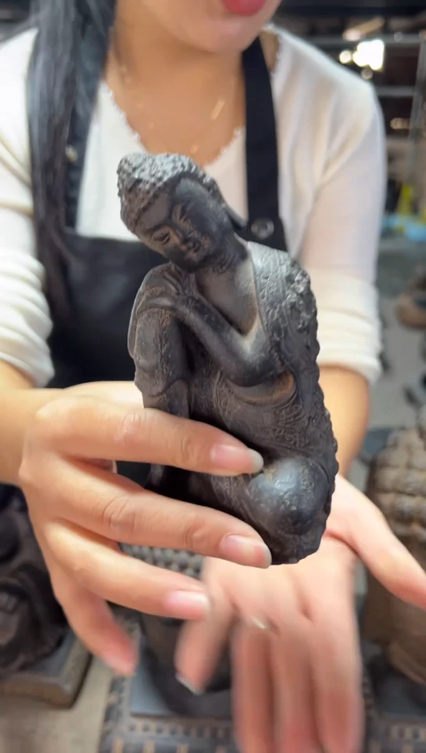 陶土【火山泥】睡佛