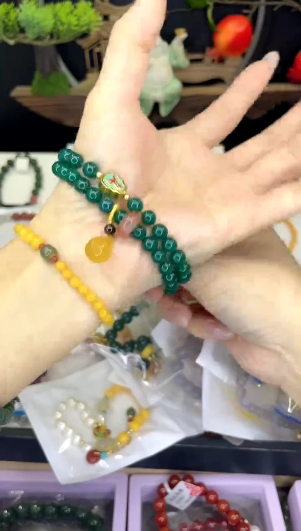 【闪购商品】玛瑙/玉髓手链合金玛瑙手链