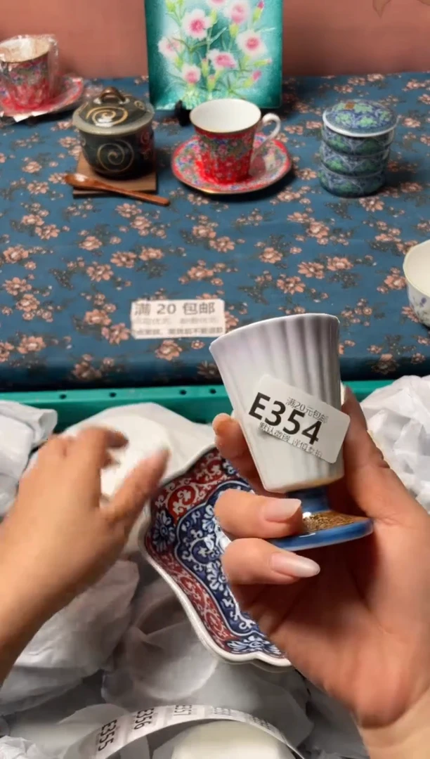 瓷片月****D瓷器瓷器E354