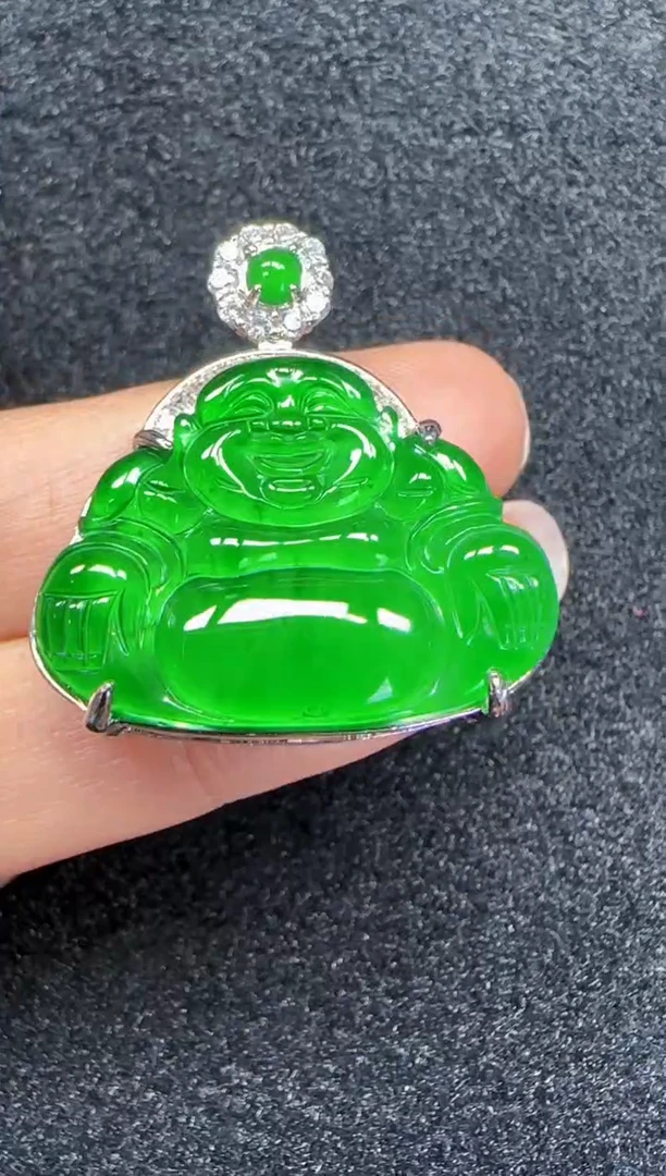 未镶嵌定制翡翠翡翠吊坠63