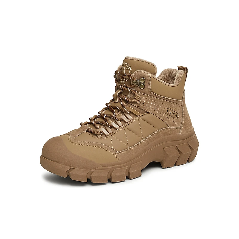 TATA/他她冬百搭时尚休闲防滑秋冬运动靴舒适女新款HNX01DD4