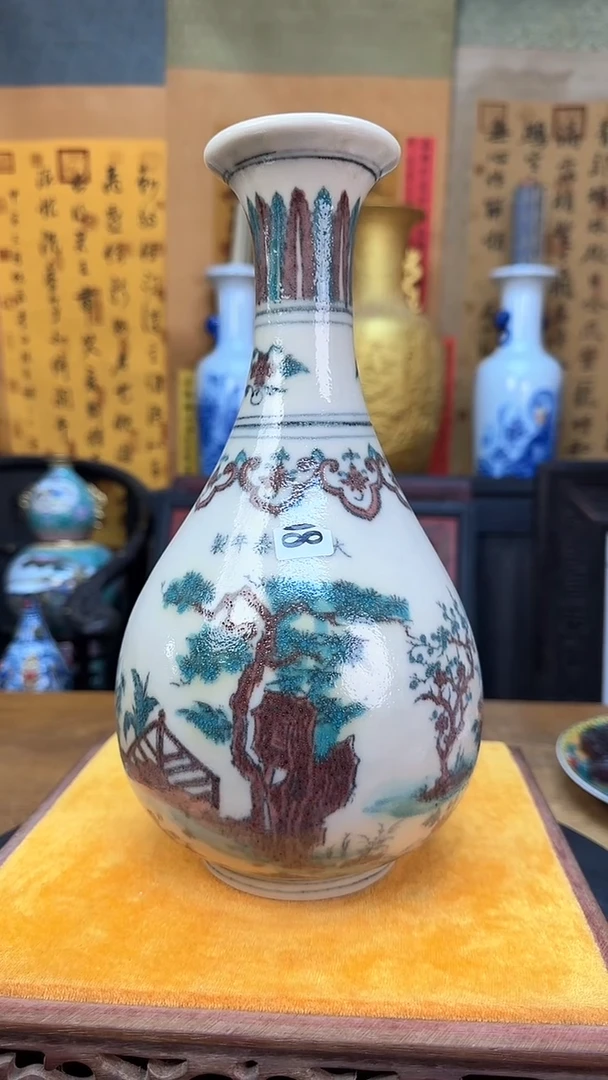 【闪购商品】瓶景德镇陶瓷客厅摆件