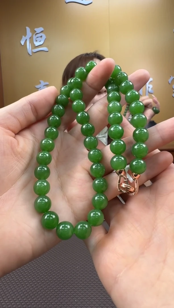 和田玉未镶嵌颈饰项链9-10（多样性，发一­）