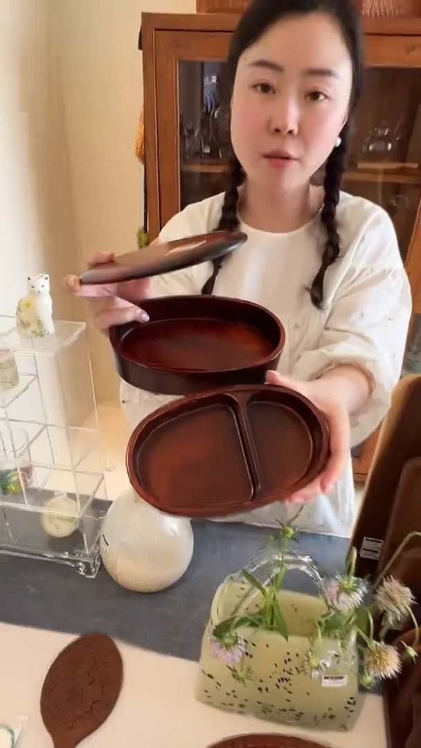 茶道摆件0000饭盒双层1026