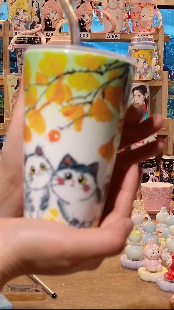 杯景德镇陶瓷手工手绘