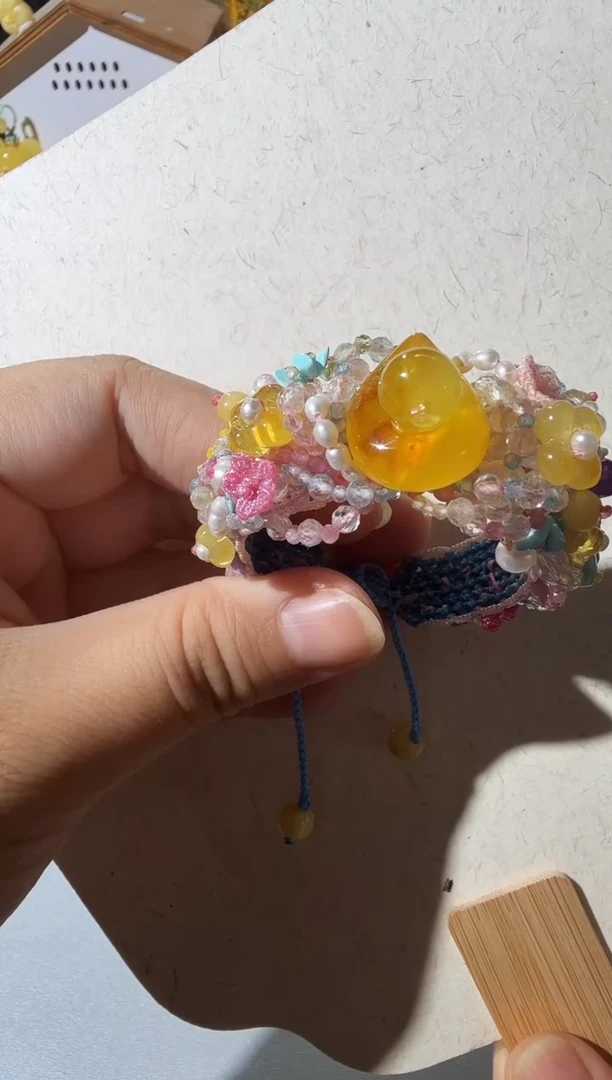 手链蜜蜡未镶嵌蜜蜡小鸭子繁花手链