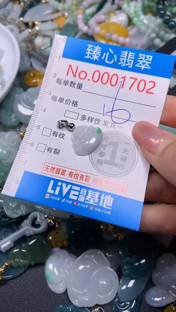 【闪购商品】翡翠颈饰未镶嵌含绳0001702