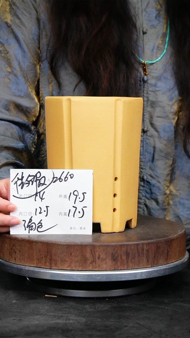 紫砂花盆花卉园艺2660