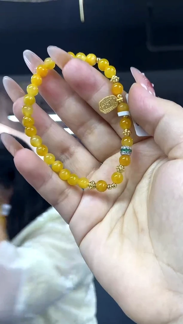 未镶嵌手链翡翠多样性发其一颜色微差