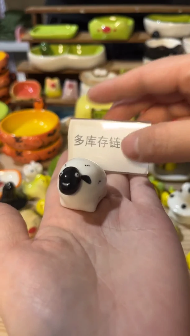 1手绘釉下彩微瑕陶瓷