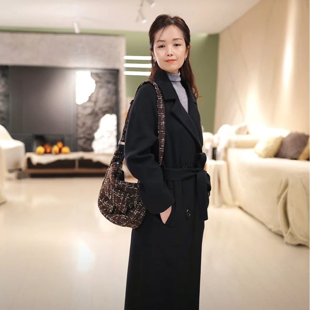 小香风编织花呢单肩包包年轻款百搭可调节包包女 24823