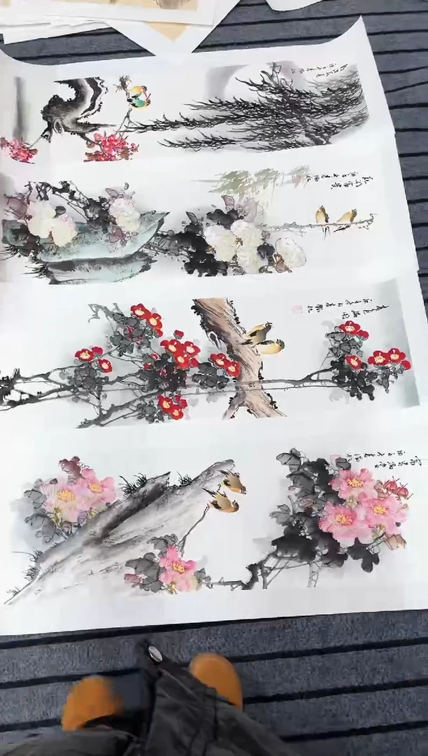 精品国画花鸟作品