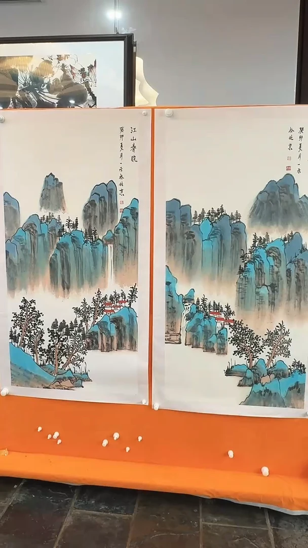 【闪购商品】国画何琴山水绘画作品