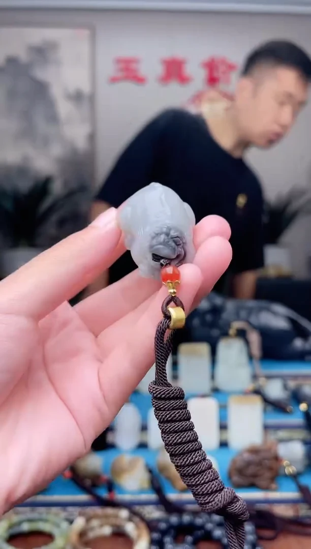 和田玉未镶嵌挂件1