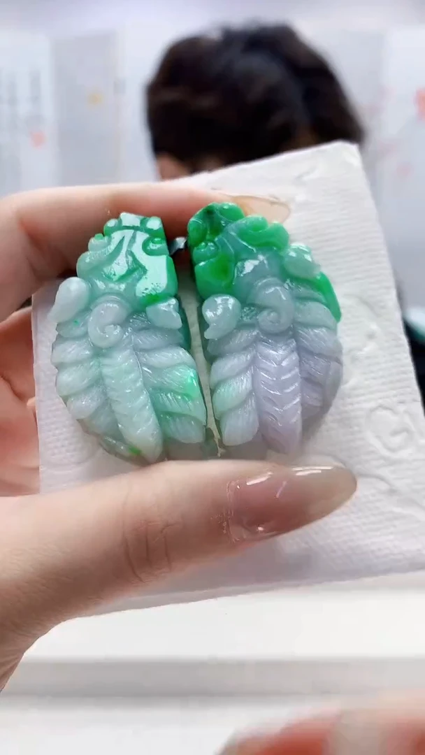 未镶嵌定制翡翠5145lr-毛货挂件74