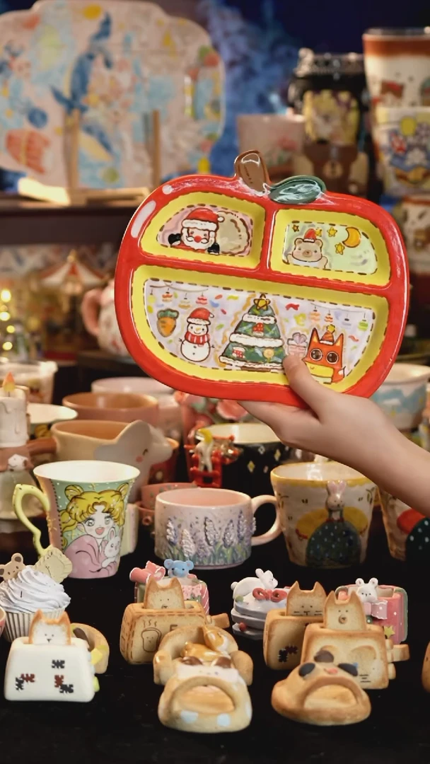 其他陶景德镇釉下彩手绘设计师款陶瓷