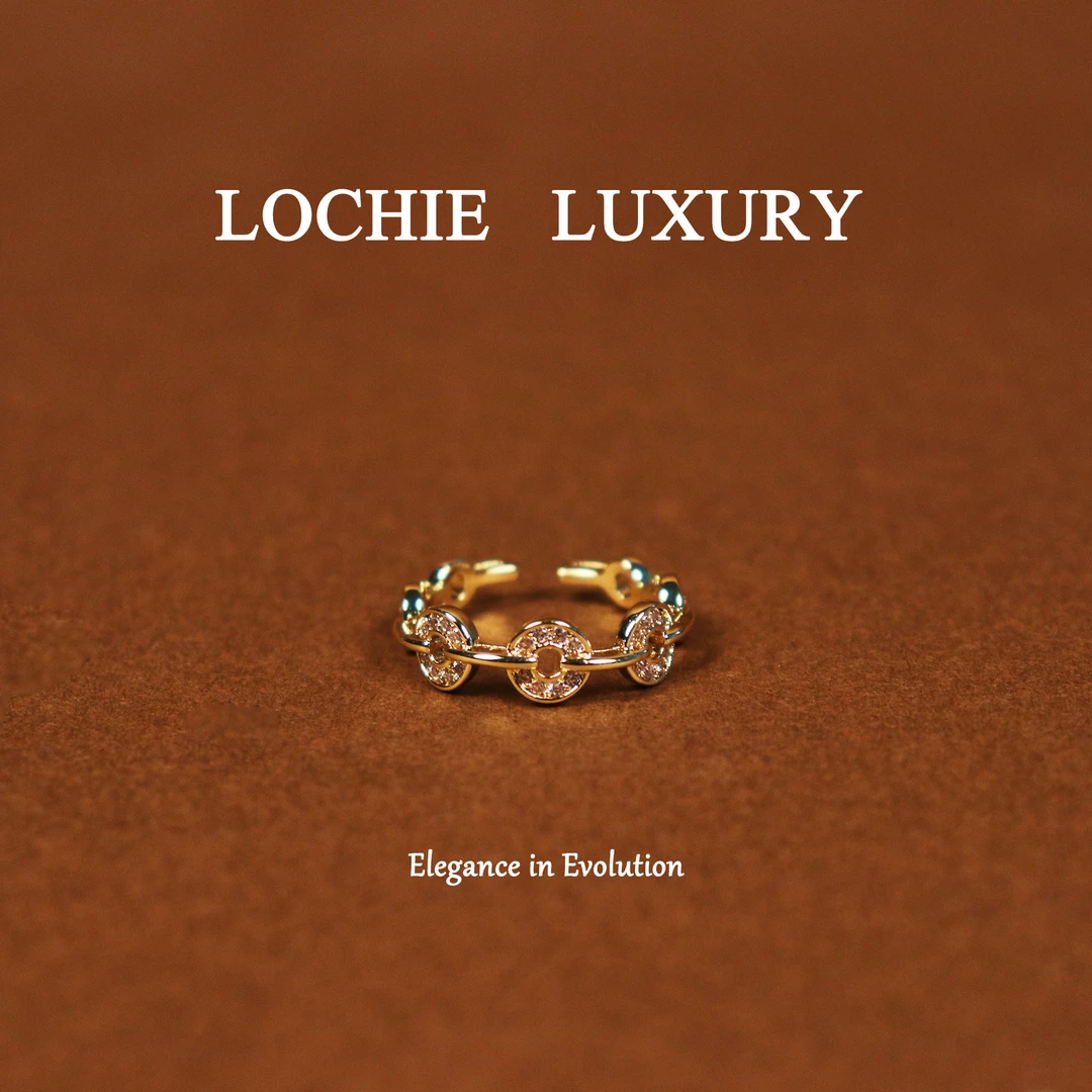 黄铜戒指 L130【五帝钱】金色时尚轻奢钱币镶嵌开口戒指