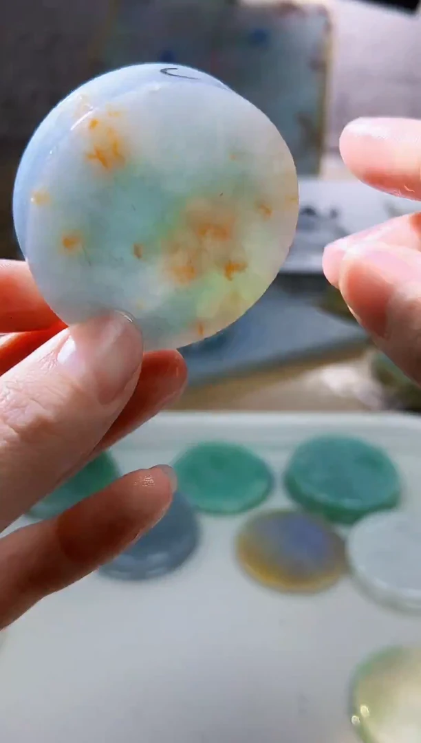 裸石翡翠天然翡翠A货余 南 859