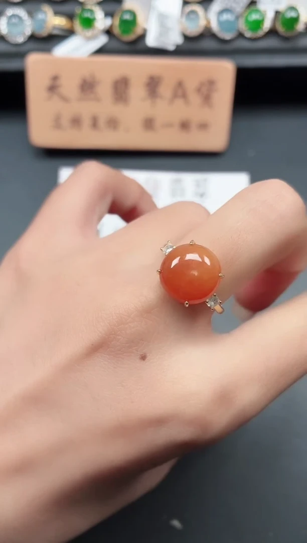 银S925镶嵌戒指翡翠11111