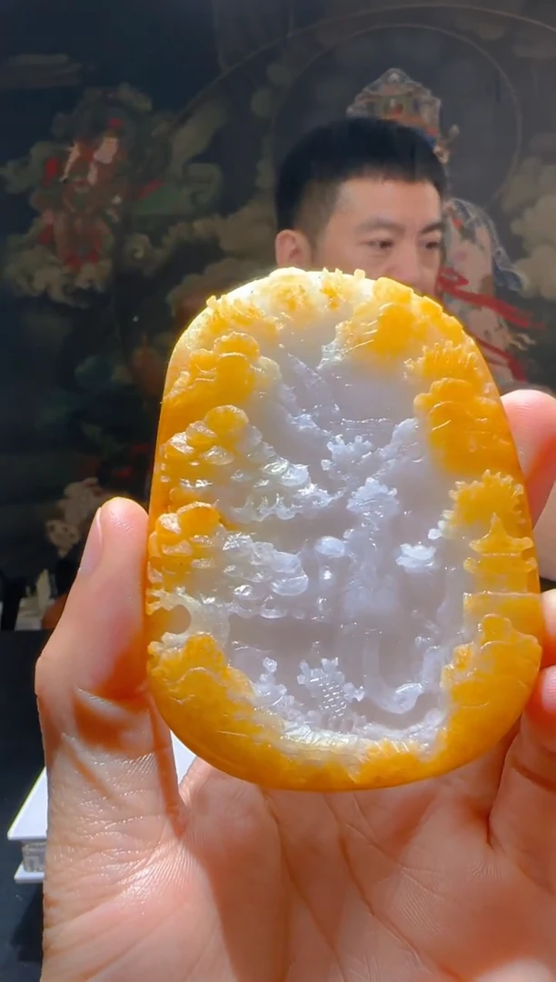 【闪购商品】定制翡翠未镶嵌L-@@QJSX309010