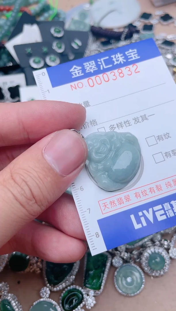 【闪购商品】翡翠颈饰未镶嵌3832....