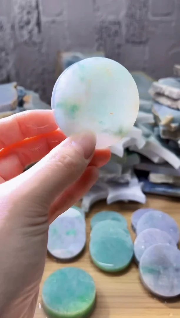 裸石翡翠天然翡翠A货古 南 704