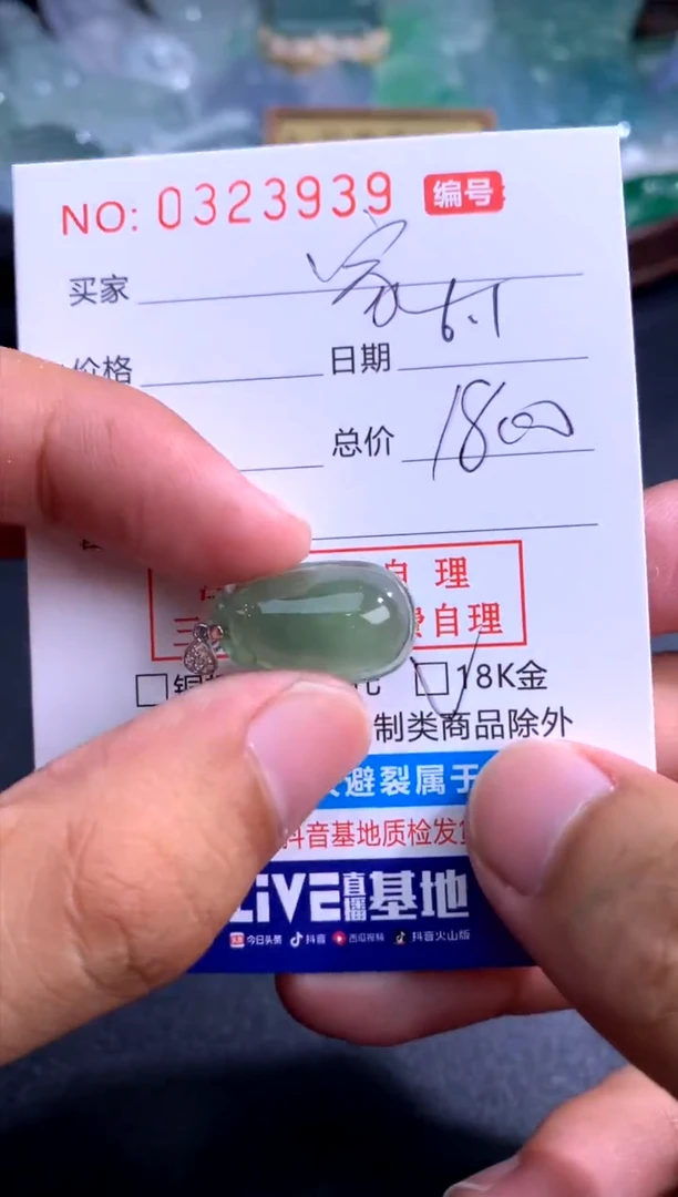 翡翠未镶嵌颈饰 家