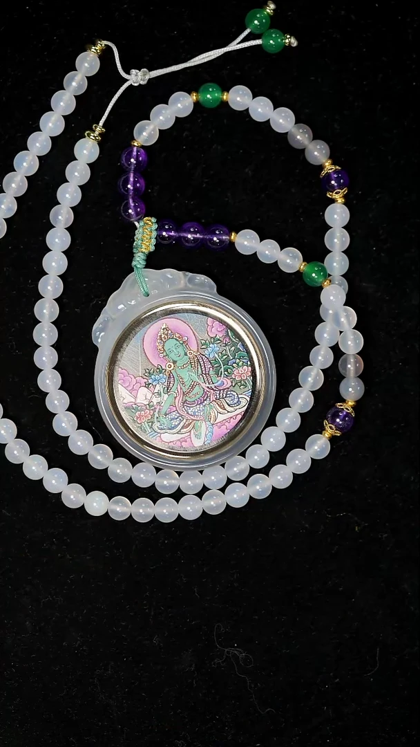 泥塑绿妈妈 与实物略有差异