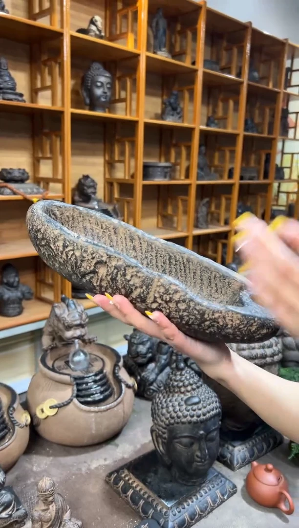 陶土【火山泥】牛槽盆