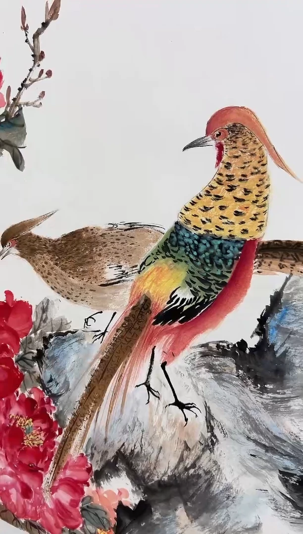 国画刘立荣亲笔绘画手绘作品D19