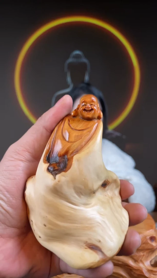 柏木（崖柏）手工摆件,先抢先得! 编号:306