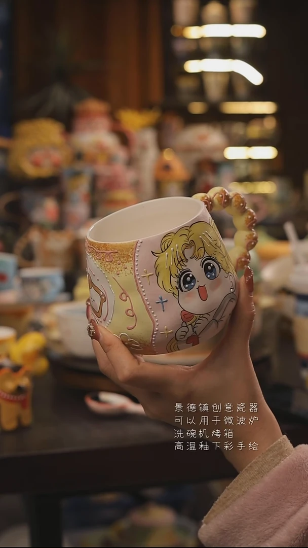 景德镇釉下彩绘设计师款式陶瓷