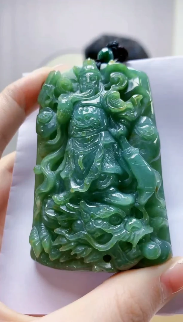 未镶嵌定制翡翠4868jw-毛货挂件17