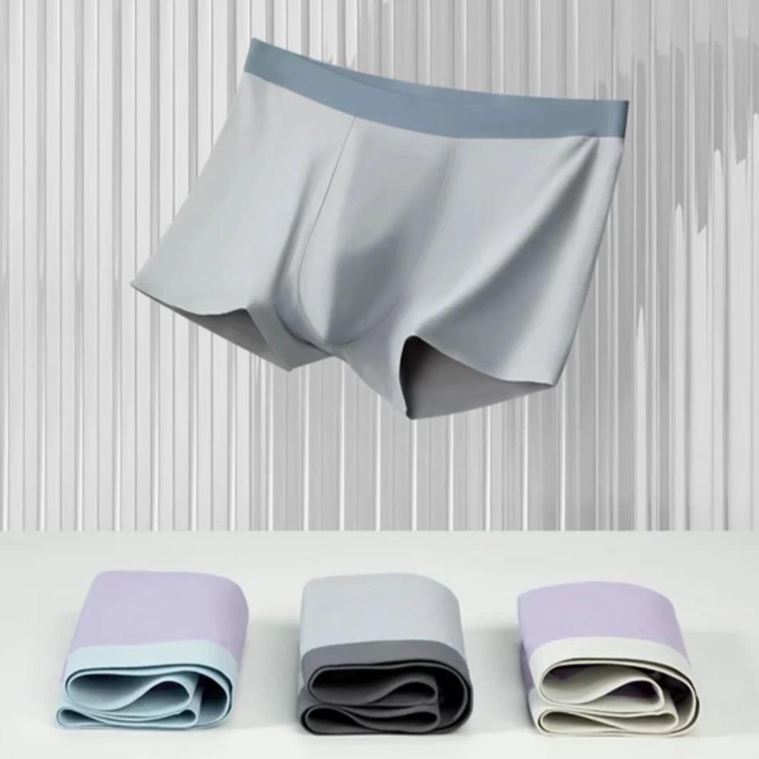 重磅飘飞男生无痕透气男士内裤夏薄款平角短裤头四角裤衩2025男款