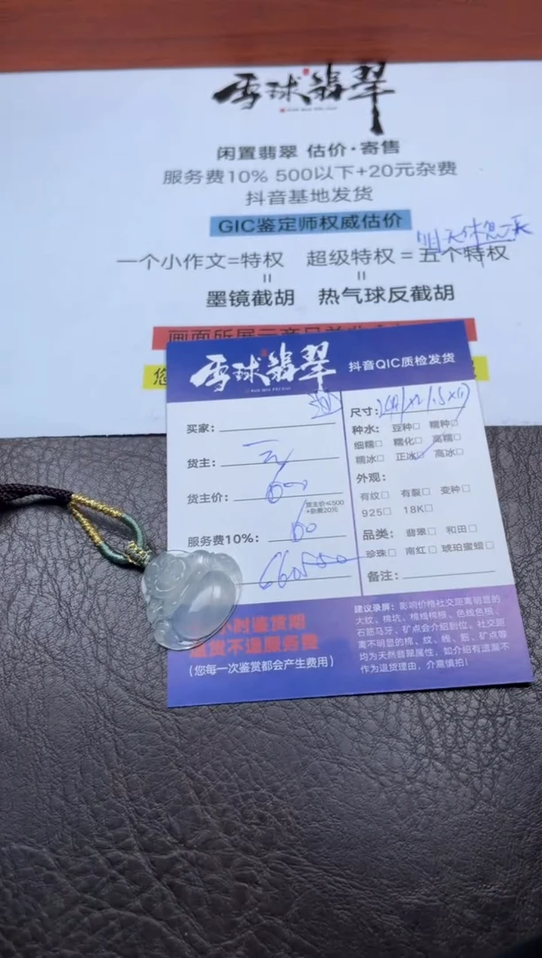 颈饰未镶嵌翡翠醋*1375823273