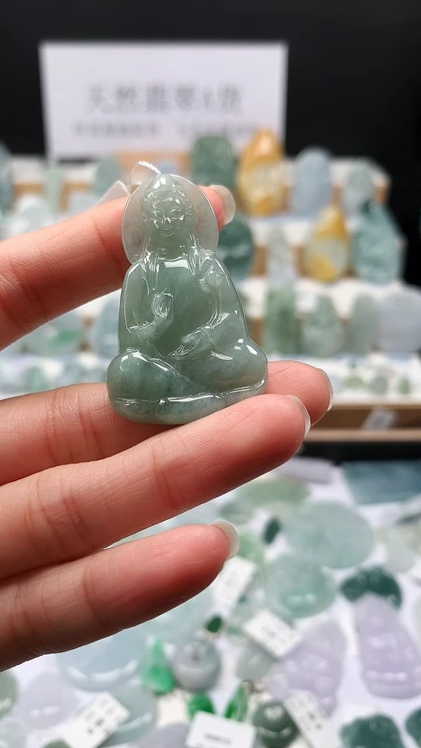 吊坠(不含链)未镶嵌翡翠19素衣观音