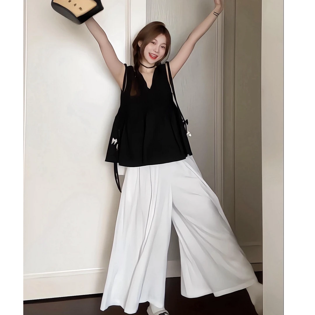 2025夏季新款时尚打底无袖上衣气质显瘦性感辣妹外穿洋气休闲百搭