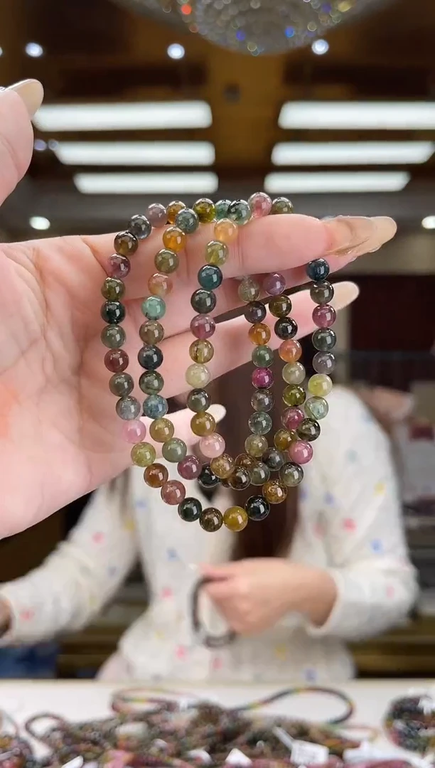 【闪购商品】碧玺/未镶嵌6mm+碧玺多圈多样性发货65