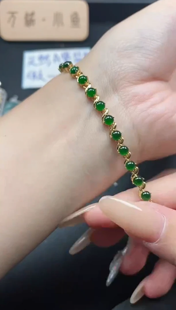 银S925镶嵌戒指翡翠51511