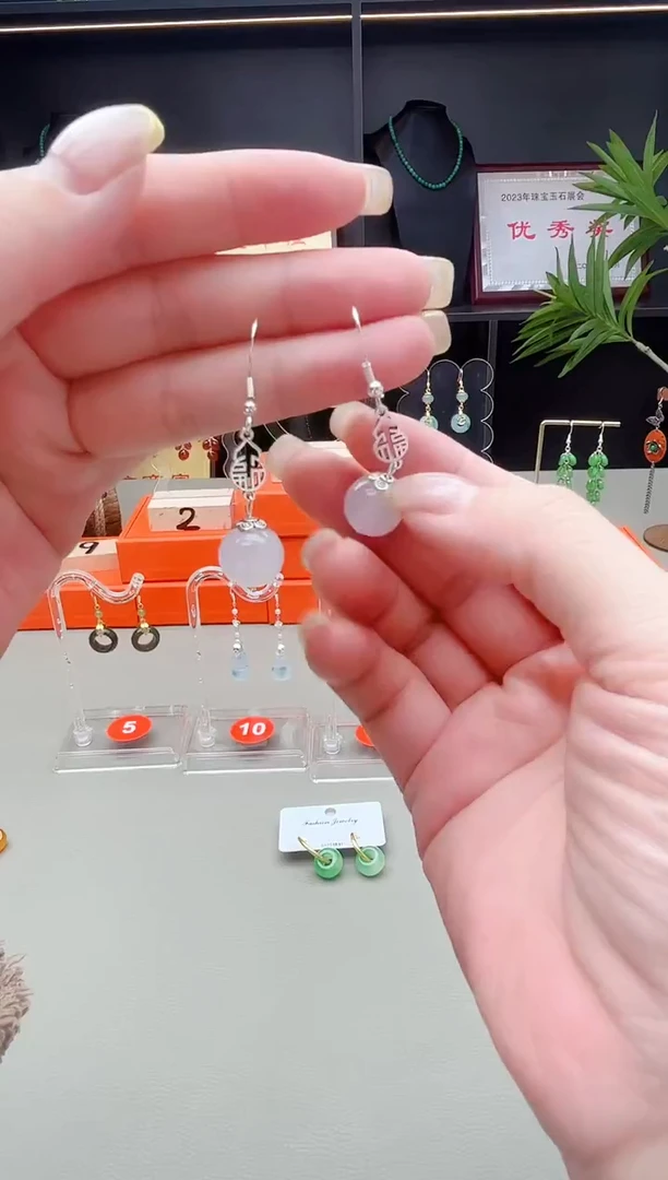 未镶嵌耳钉玛瑙/玉髓522