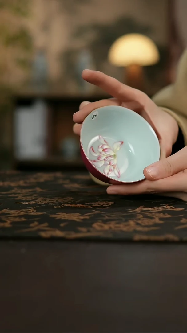 景德镇陶瓷杯碗柴烧多人