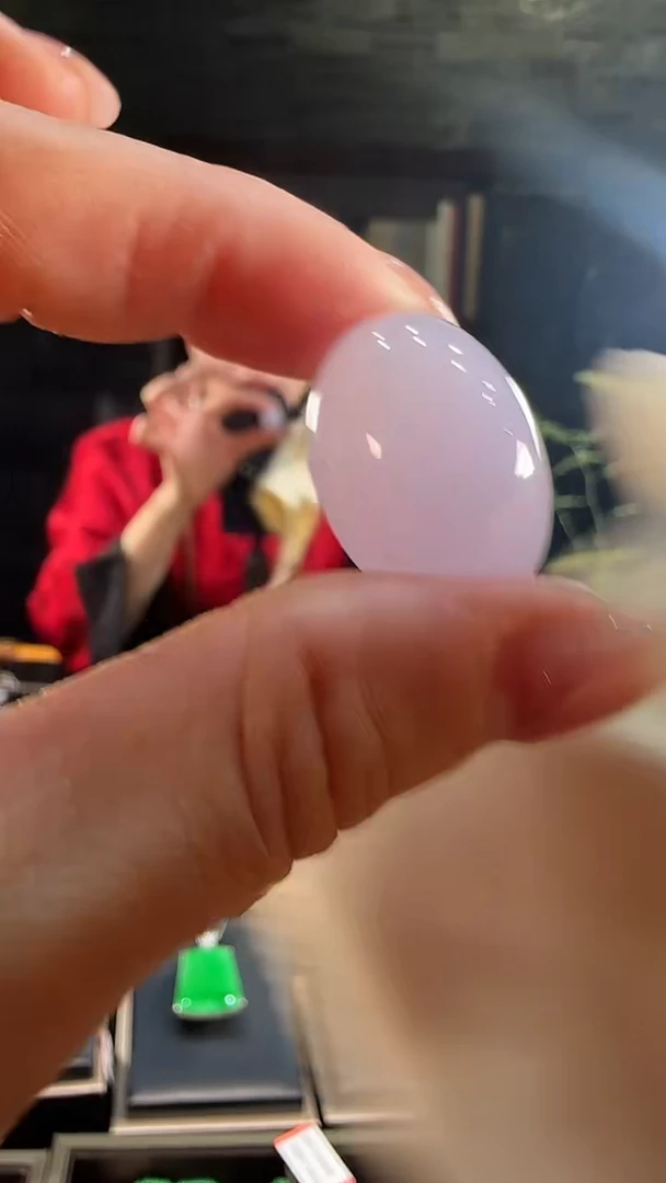 【闪购商品】翡翠裸石未镶嵌天然翡翠紫罗兰大蛋面