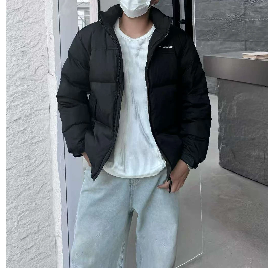 1153冬季新款男女同款立领情侣宽松外套