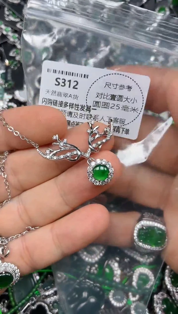 颈饰未镶嵌翡翠S312项链