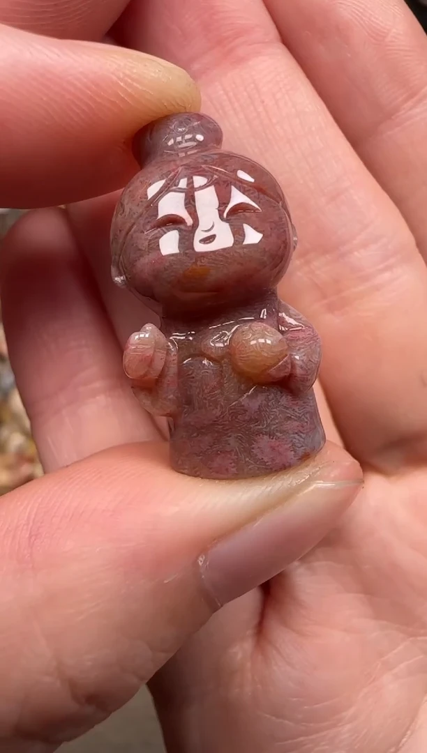 硅化珊瑚（珊瑚玉）未镶嵌颈饰387